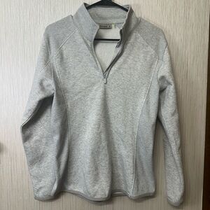 Tasc Gray Zip Up Sweater size M